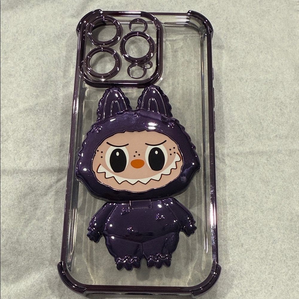 Casetify Purple labubu i Phone16 pro Case